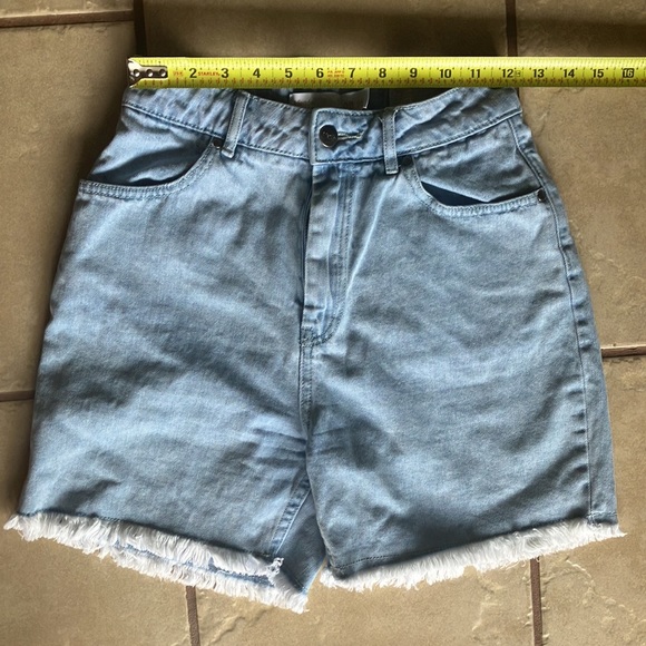 Afends Shelby hemp denim long inseam cutoff shorts - Picture 5 of 10